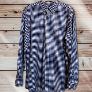 Jos. A. Bank Travelers Dress/Sport Shirt Button-Down Collar